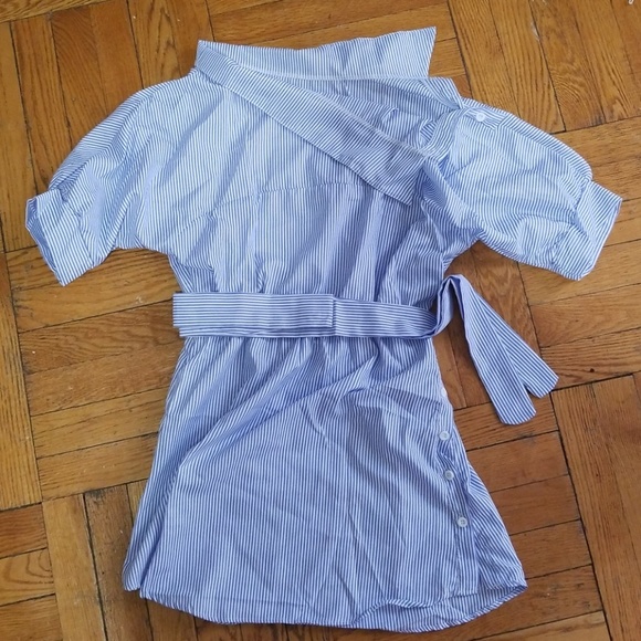 Off the shoulder shirt dress - Picture 4 of 5